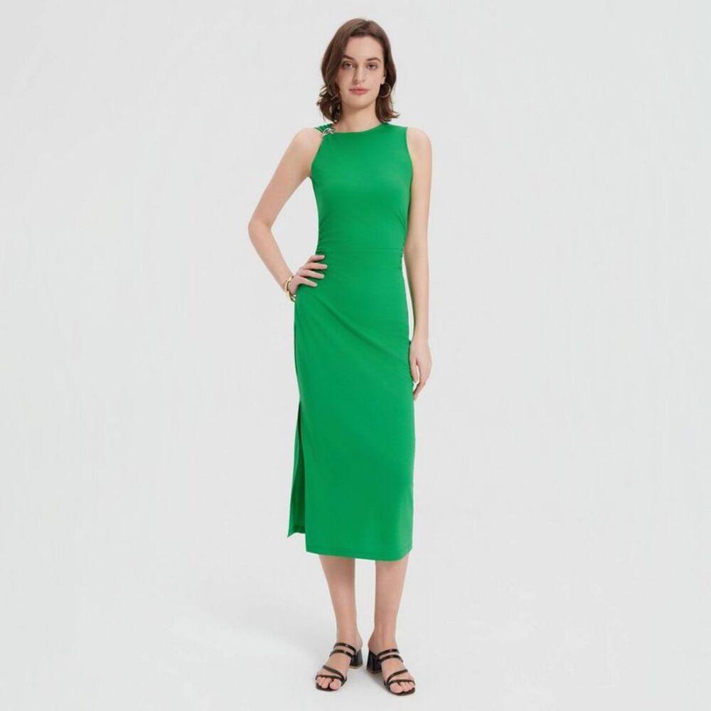 a new day Green Strapless Midi Dress